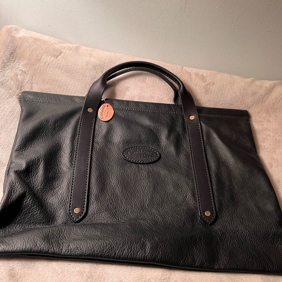 Coblentz black leather briefcase / tote - Picture 10 of 10